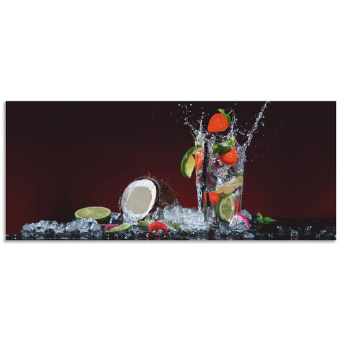 Artland Küchenrückwand »Frischer Fruchtcocktail«, (1 tlg.), Alu Spritzschutz mit Klebeband, einfache Montage