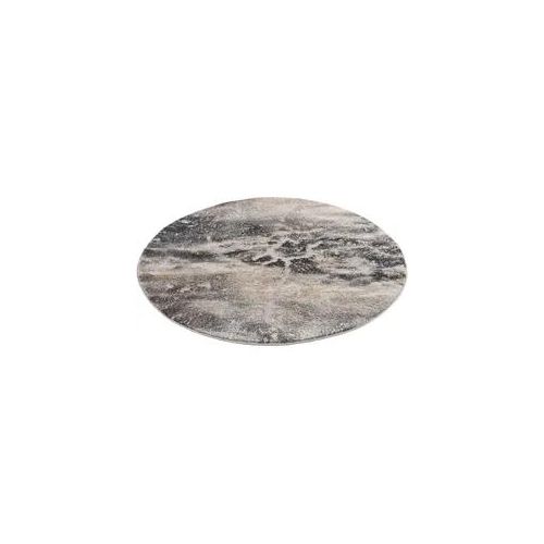 my home Teppich »Marmor«, rund, Marmor-Optik my home grau L: 190 cm Ø 190 cm
