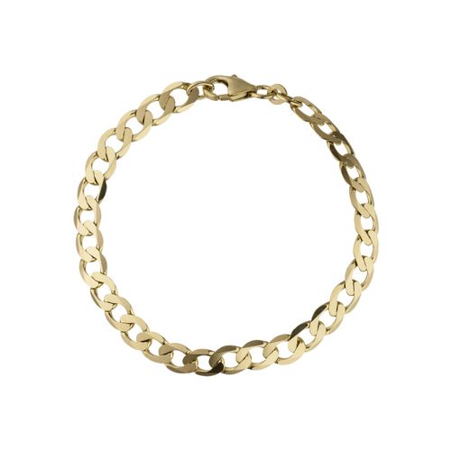 Goldarmband JOBO Armbänder Gr. Gelbgold 333, goldfarben (gelbgold 333) Damen Panzerarmband 333 Gold 19 cm