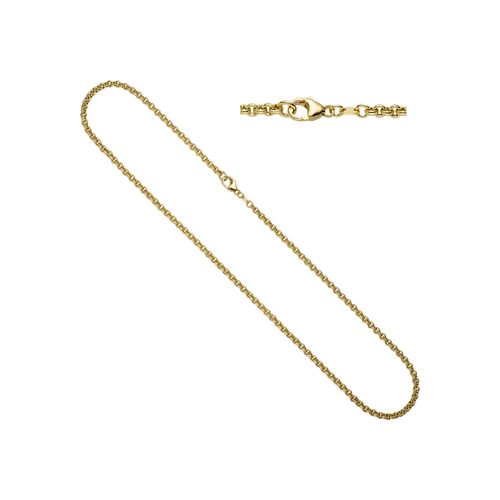 Goldkette JOBO Halsketten Gr. Gelbgold 585, L: 45cm, gelb (gelbgold 585) Damen Erbskette 585 Gold 45 cm