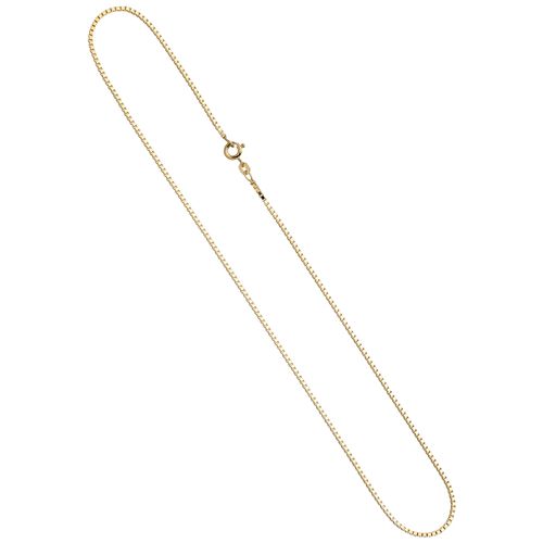 Goldkette JOBO, gold (gelbgold 333), Halsketten, Damen, Gelbgold 333, L: 42cm, Venezianerkette 333 Gold 42 cm 1,5 mm