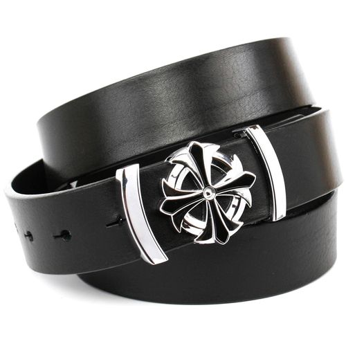Ledergürtel ANTHONI CROWN, Damen, Gr. 100, schwarz, Leder, unifarben, Gürtel, mit Fashion-Schließe