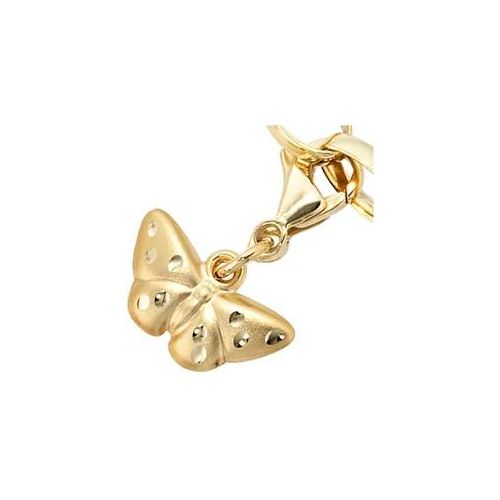 Charm Schmetterling JOBO "Schmetterling" Charms goldfarben (gelbgold 333) Damen 333 Gold