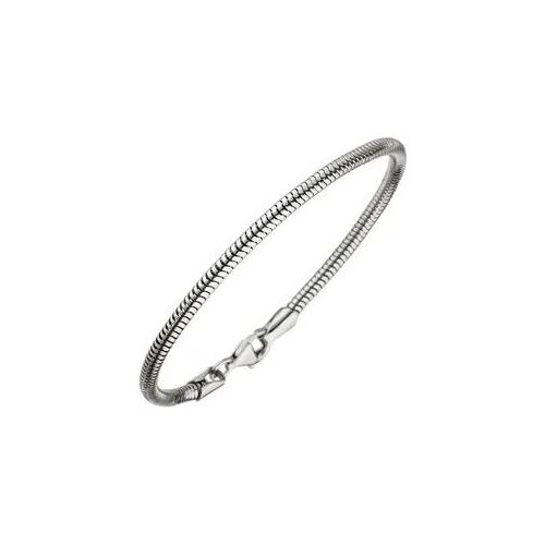 Silberarmband JOBO Armbänder Gr. Silber 925 (Sterlingsilber), silberfarben (silber 925) Damen Schlangenarmband 925 Silber 19 cm