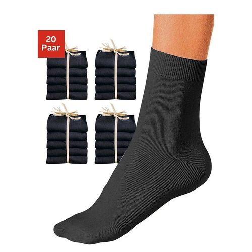 Go in Socken (Packung, 20-Paar) in der Großpackung, schwarz