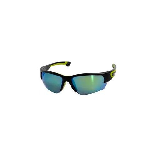 Sonnenbrille F2 schwarz (schwarz-grün) Damen Brillen schwimmfähige Sportbrille, unisex, Halbrand