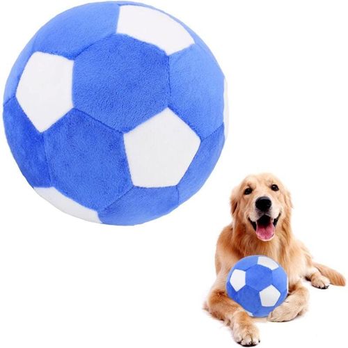 Interaktives Hundespielzeug Fußball, Plüsch Quietschen Ball