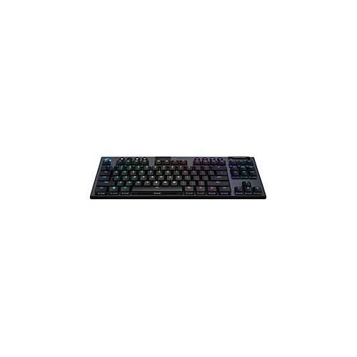 Logitech G915 TKL Tenkeyless LIGHTSPEED Wireless RGB Mechanical Gaming Keyboard - Tastatur - QWERTY - US International - Kohle