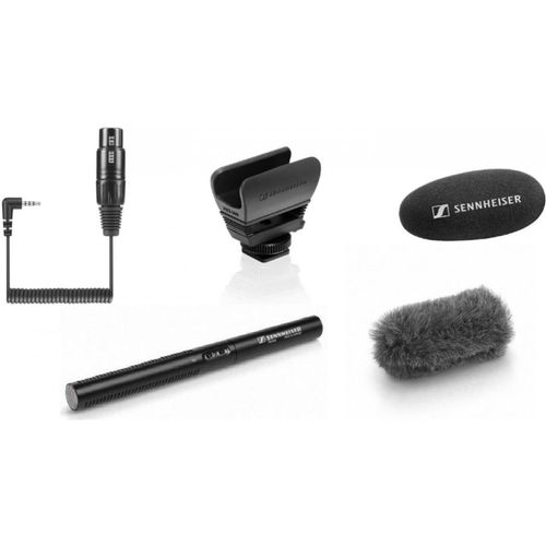 Sennheiser MKE600 + Sennheiser MZH 600 Fellwindschutz