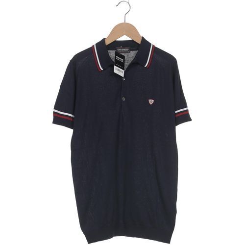 John Smedley Herren Poloshirt, marineblau, Gr. 46