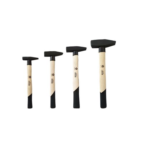 Vago-Tools Profi 4 tlg Set Schlosserhammer Schlosser Hammer 100 200 300 800 g