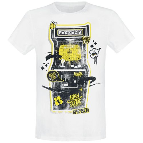 Pac-Man Arcade Classic T-Shirt weiß in XL