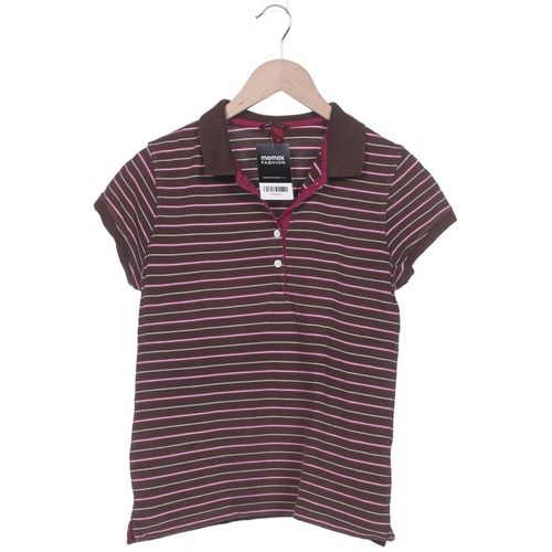 H&M Damen Poloshirt, braun, Gr. 38