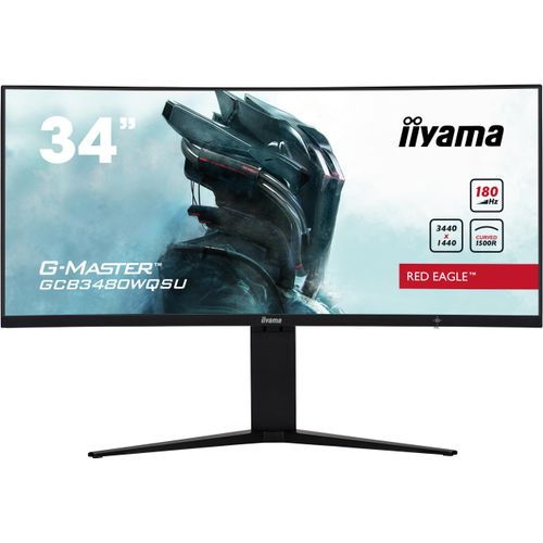 E (A bis G) IIYAMA Gaming-Monitor "GCB3480WQSU-B1" Monitore schwarz Monitore