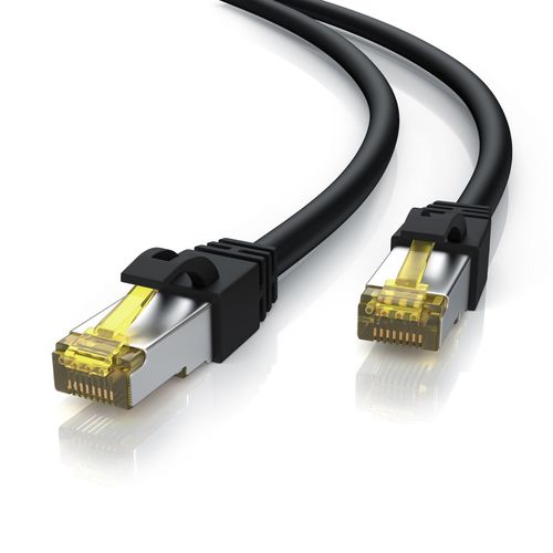 Primewire Outdoor Patchkabel - CAT 7 - mit IP66 - 10 Gbit/s - S/FTP PiMF Schirmung - Netzwerkkabel - 30m
