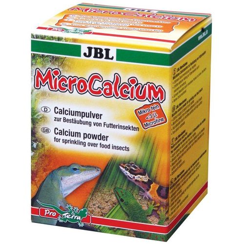 JBL MicroCalcium - Mineralien-Ergänzungsfutter für alle Reptilien - 100 g