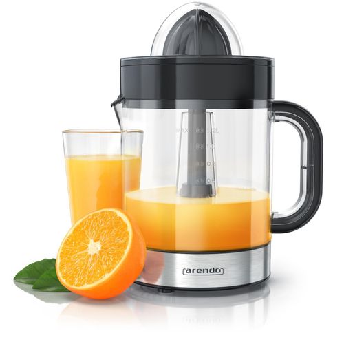 Arendo Zitruspresse mit 40 W & 700 ml Fruchtsaftbehälter Presskegel mit zwei Drehrichtungen