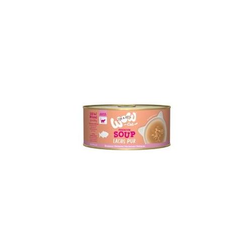 WOW Cat Suppe 12x70 g Lachs pur