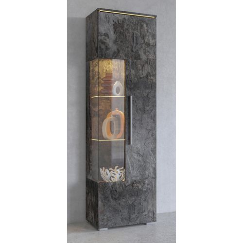 INOSIGN Vitrine »India,Höhe 160cm stilvolle Glasvitrine mit verstellbare Glasböden«, Standvitrine 1Trg, viel Stauraum ohne Beleuchtung