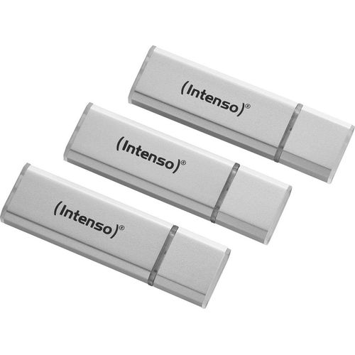 Intenso USB-Stick »Alu Line 32GB USB-Stick, 3-er Set«, (USB 2.0 Lesegeschwindigkeit 28 MB/s)