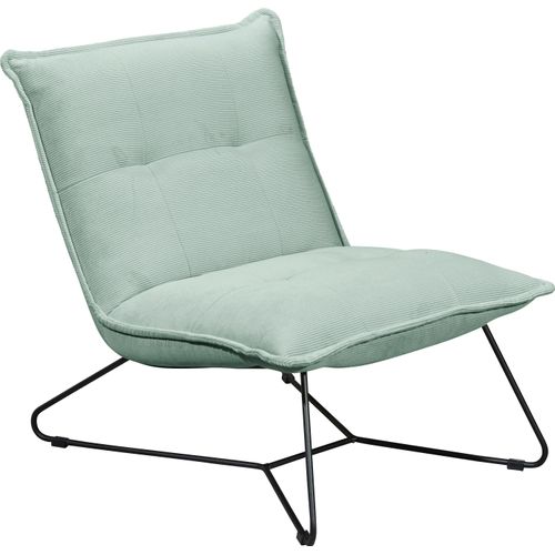 ED EXCITING DESIGN Sessel »Vico«, mit Design-Gestell aus schwarzem Metall, in Cord