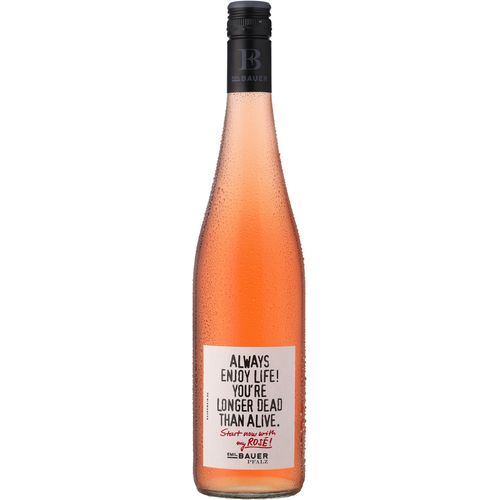 Emil Bauer »Always enjoy life. You are longer dead than alive – start now with my Rosé«