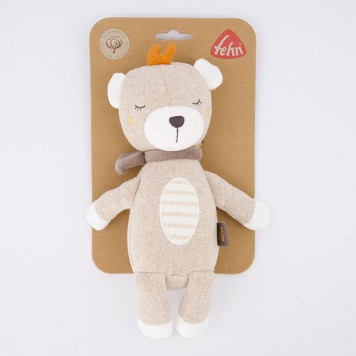 Beigefarbenes Teddy-Kuscheltier 27cm