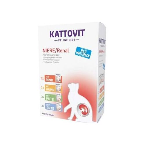 KATTOVIT Multipack Niere/Renal in Sauce 12x85 g