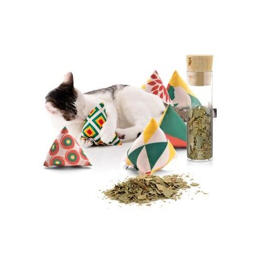 Canadian Cat Company Catnipspielzeug Catnip 6x Schmusepyramide Reggae