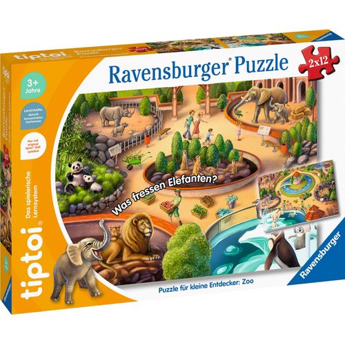 Ravensburger Puzzle tiptoi Puzzle für kleine Entdecker: Zoo