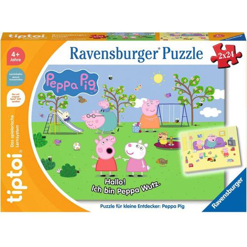 Ravensburger Puzzle tiptoi Puzzle für kleine Entdecker: Peppa Wutz