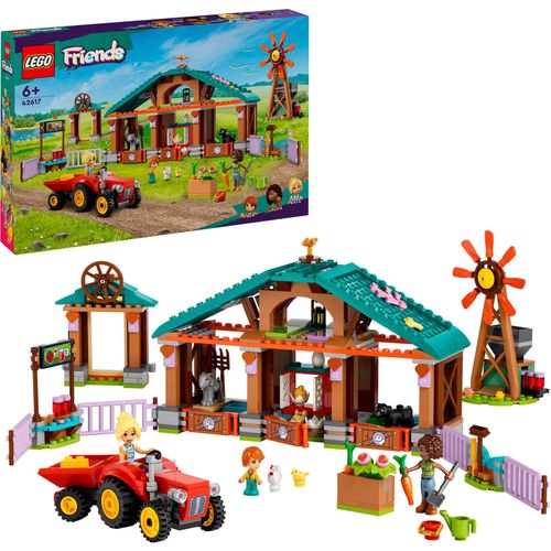 LEGO Konstruktionsspielzeug Friends Auffangstation für Farmtiere