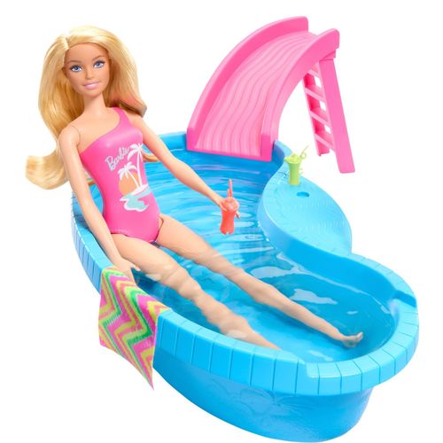 Mattel Puppe Barbie Pool mit Puppe