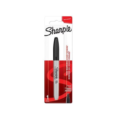 Sharpie Permanent Marker | Marker Stifte mit feiner Spitze | schwarz | 1 Stück