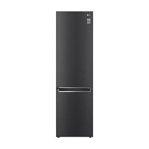 LG Kühl/ Gefrierkombination I 384 Liter Nutzinhalt I Energieeffizienzklasse D I Matte Black I 203 cm hoch I Smart Inverter Compressor I GBB62MCGGN