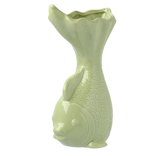 Vase in Fisch-Optik