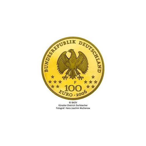 1/2 Unze Gold 100 Euro Deutschland 2006 UNESCO Welterbe - Weimar