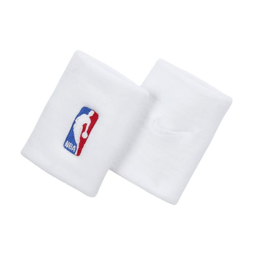 NBA Nike Dri-FIT polsbandjes voor basketbal (1 paar) - Wit