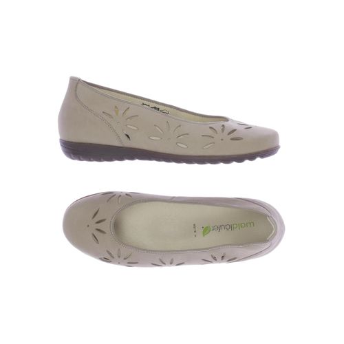 waldläufer Damen Ballerinas, beige, Gr. 3.5