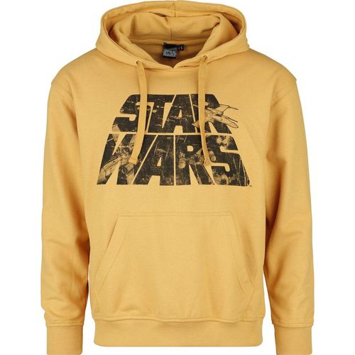 Star Wars Logo Kapuzenpullover gelb in XL