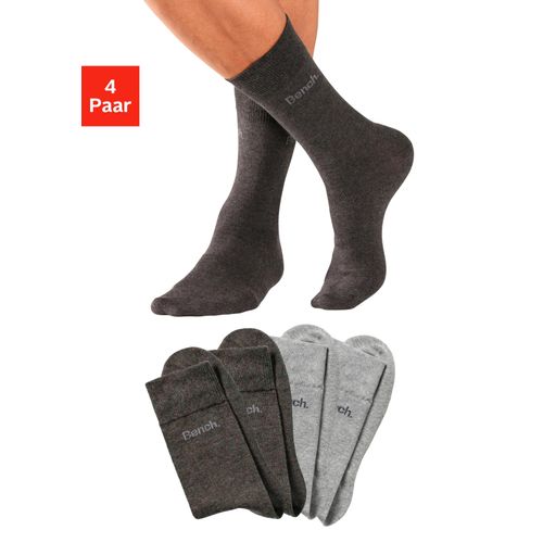 Bench. Basicsocken, (Packung, 4 Paar), in angenehm weicher Markenqualität