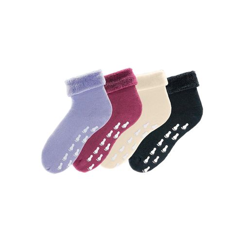 Go in ABS-Socken, (Packung, 4 Paar), mit Antirutschsohle und Vollfrottee