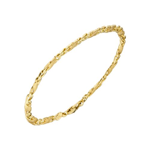 Goldarmband JOBO, gelb (gelbgold 585), Armbänder, Damen, Gelbgold 585, 585 Gold 21 cm