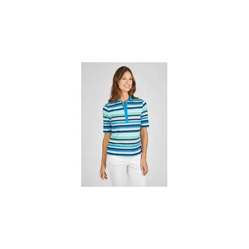 Rabe T-Shirt, mit farbwechselnden Streifen Rabe lagune 46