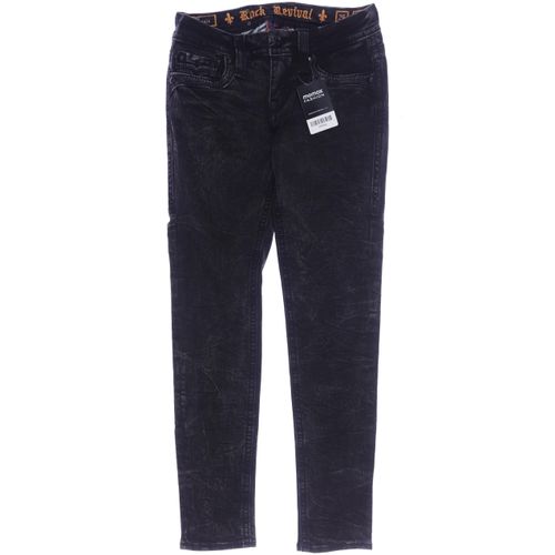 Rock Revival Damen Jeans, schwarz, Gr. 26