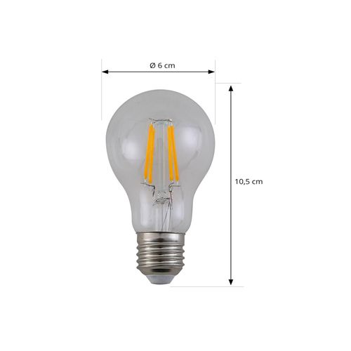 LED-Leuchtmittel Filament, klar, E27, 7,2W, 2700K, 1521 lm