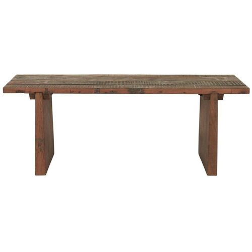 IB Laursen Bank aus Holz mit massiven Beinen UNIKA, 120 x 40 x 45 cm