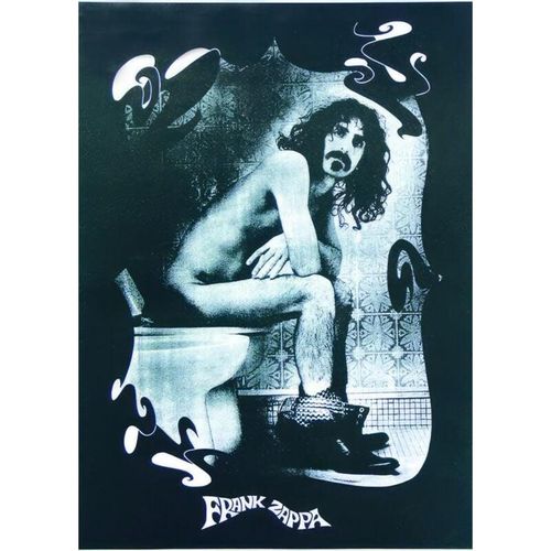 Frank Zappa Poster Auf der Toilette...