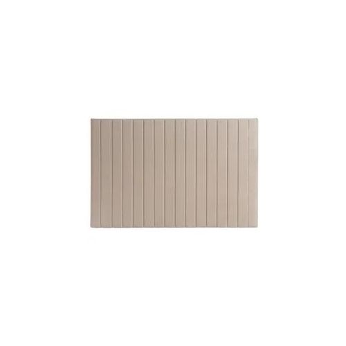 Beige-graues Samt-Kopfteil L170 cm NEHA