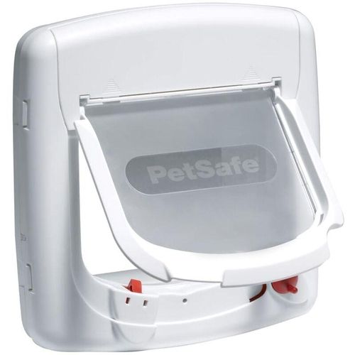 Petsafe - Katzenklappe 4-Wege Magnetisch Deluxe 400 Weiß